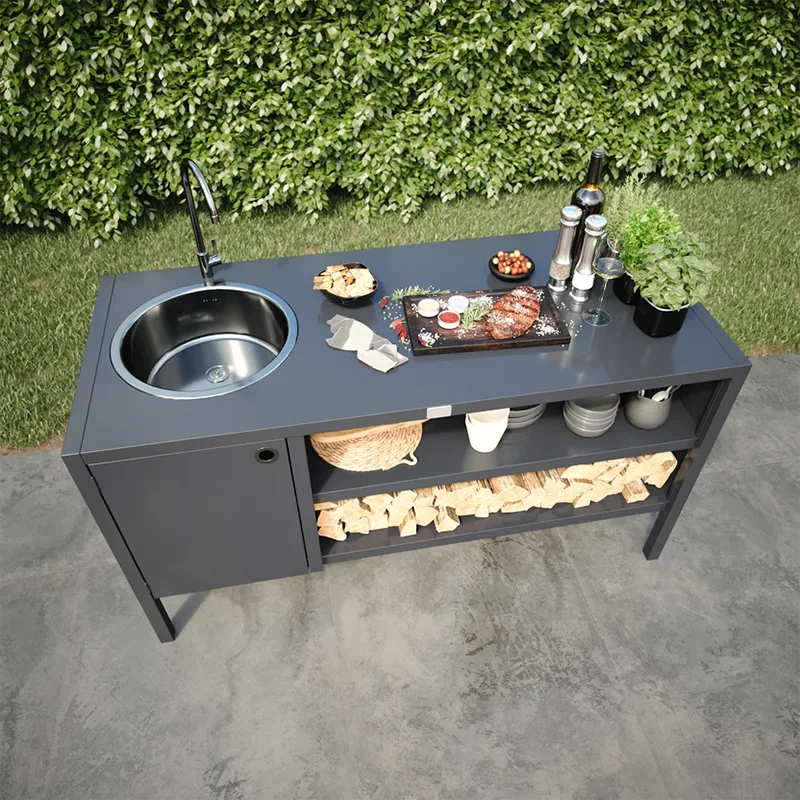 Multi Functional Outdoor Cabinet with Sink